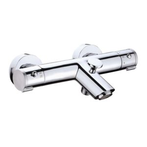 Schutte London thermostaatkraan bad chroom 15cm