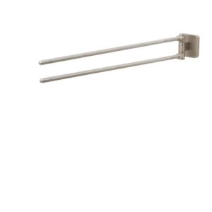 Tiger Onu handdoekrek RVS geborsteld dubbel zamac rechthoek