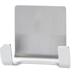 Tesa Powerstrips haak rechthoek RVS dubbel RVS