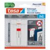 Tesa Powerstrips verstelbare spijker rechthoek kunststof wit 2st
