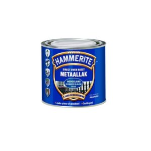 Hammerite  metaallak hoogglans S015 zilvergrijs 250ml