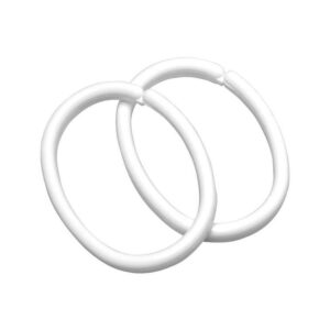 Sealskin douchegordijnring wit 7mm 12st