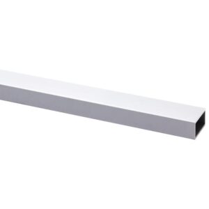 Rechthoekige buis aluminium 40x20mm 2m