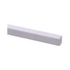 Glaslat hardhout 17x20mm 2,7m