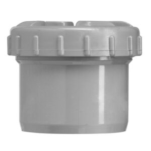 Eindstop met schroefdeksel PVC 50mm