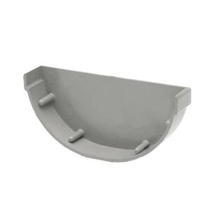 Mastgooteindstuk grijs 100mm