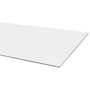 MDF 2-zijdig lakdraagfolie wit 244x122cm 12mm