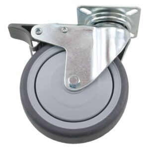 Zwenkwiel met rem ⌀10cm