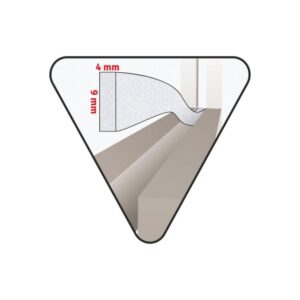 Deltafix   tochtstrip  wit 12m