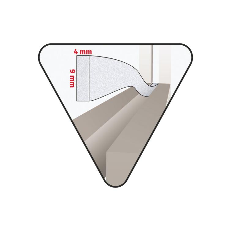 Deltafix tochtstrip wit 12m