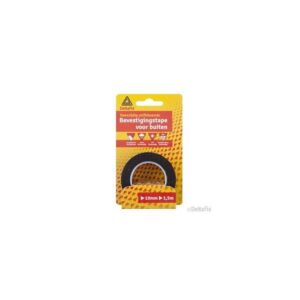 Deltafix bevestigingstape zwart 19mm 1,5m